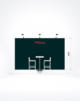 12/12,5m2 stand – 400x250cm print op plaat