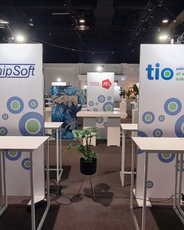 100x250cm print op plaat (t.b.v. zijwand 18m2 stand)