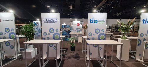 6m2 stand- 100x250cm print op plaat - Afbeelding 2