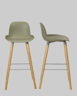 Barkruk ALBERT KUIP Groen / Essen