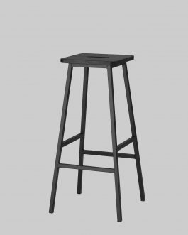 Barkruk SANTIAGO Zwart / Zwart