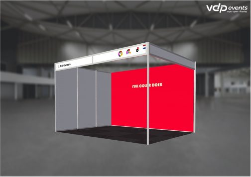 Peesframe 400x250cm inclusief peesdoek