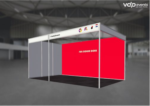 Peesframe 500x250cm inclusief peesdoek