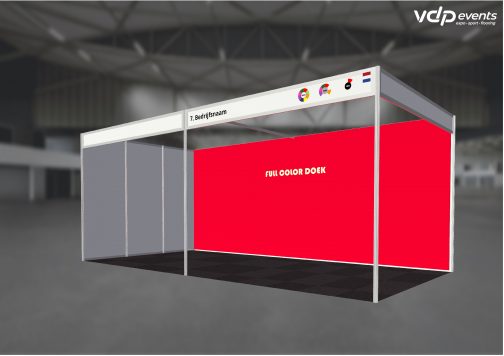 Peesframe 600x250cm inclusief peesdoek