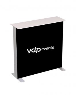 Lightframe balie 100X100CM incl. 2 bedrukte doeken