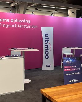 18m2 stand – 600x250cm peesdoek/cloth