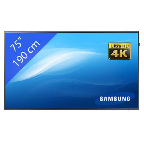 75 inch LED TV incl. statief