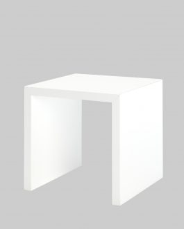 Salontafel PONTA 45×45 Wit / Wit