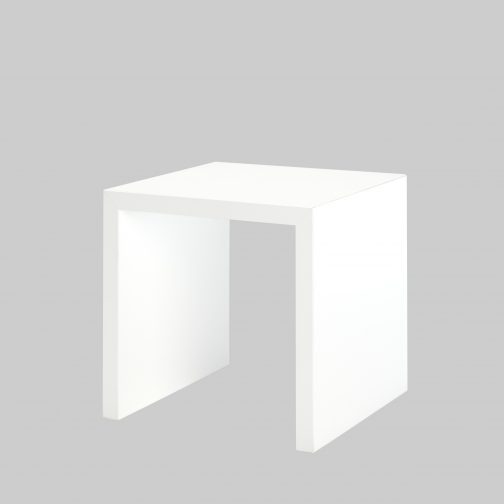 Salontafel PONTA 45×45 Wit / Wit