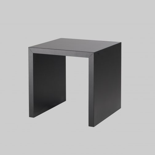 Salontafel PONTA 45×45 Zwart / Zwart