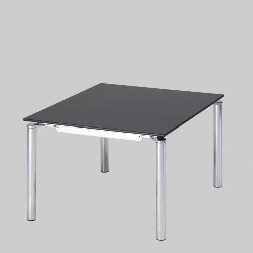 Salontafel ANGEL 80×65 Zwart / Chroom