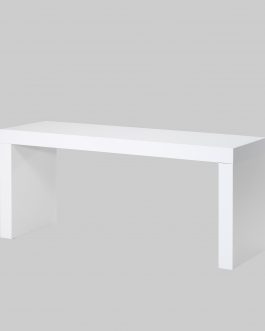 Zittafel PONTA 170×60 Wit / Wit