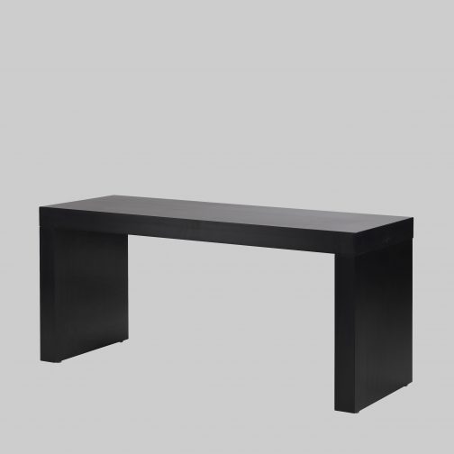 Zittafel PONTA 170×60 Zwart / Zwart