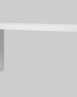 Statafel PONTA 206×60 Wit / Wit