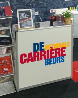 Branding voorzijde ORLY balie