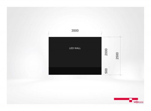 Led wall 350x200cm - Afbeelding 2
