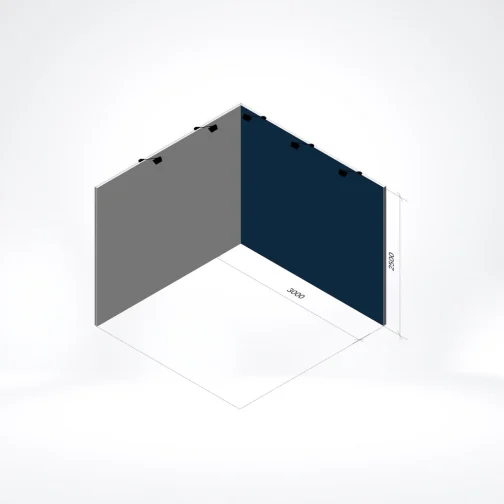 3m achterwand VDP Events