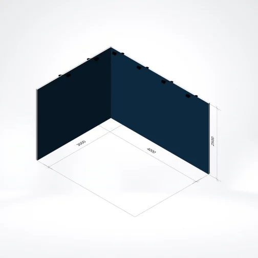 7m achterwand 2delig VDP Events