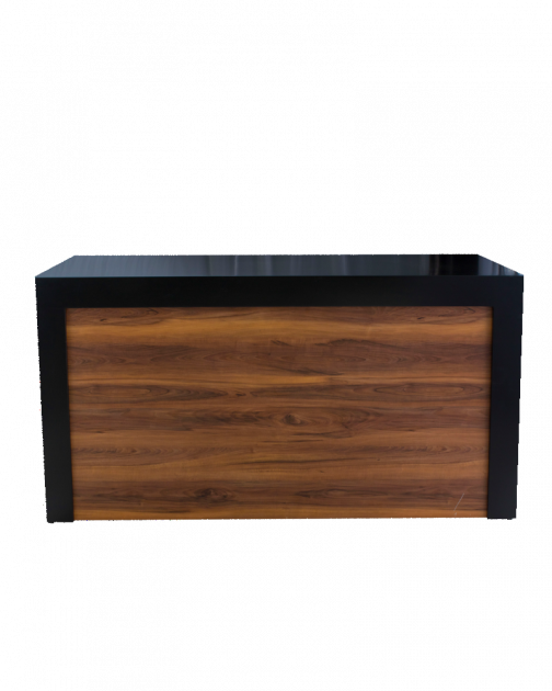 Counter zwart met voorpaneel, dxbxh: 82x202x110