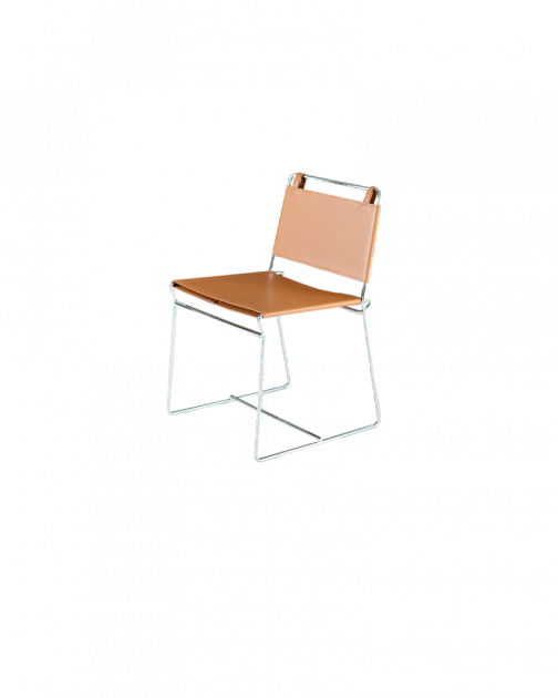 Crump-Chair, cognac