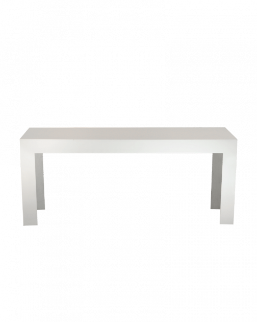 Dinertafel brug wit 198x80x80