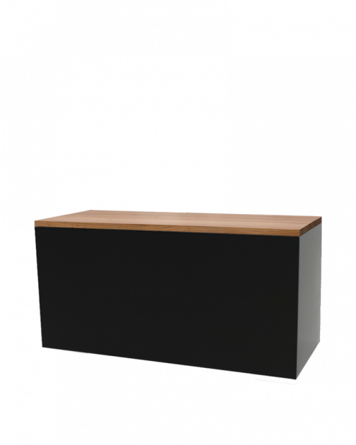 Forest bar/buffet zwart, hxdxb: 98x80x190 cm