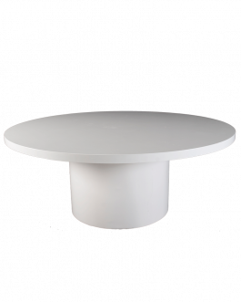 Ronde tafel, wit 184 cm