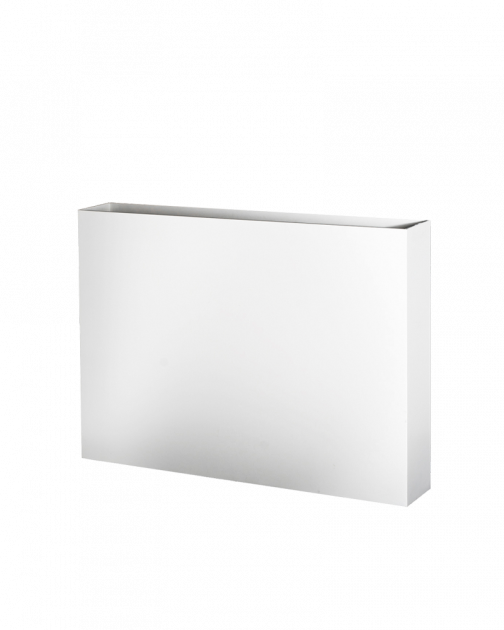 Roomdivider wit, 150/110/25 cm