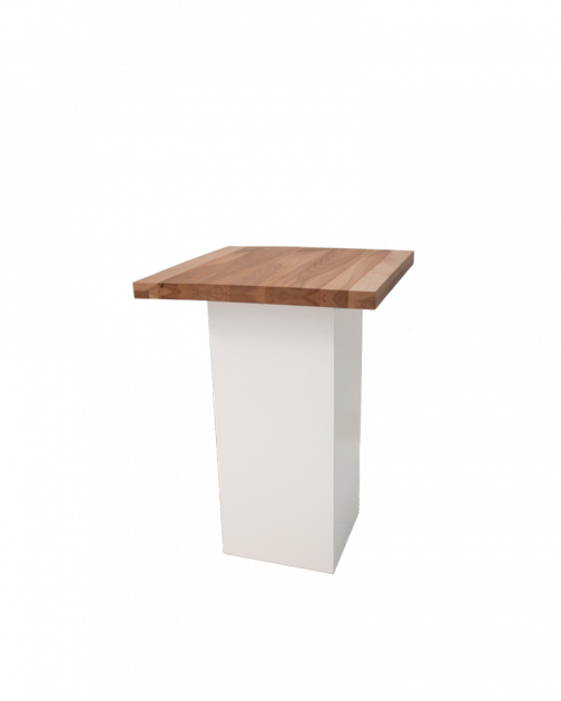 Forest statafel wit & iepen hxbxd: 110x80x80