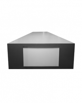 Gray debate table – 5 persons, 77/190/186 cm