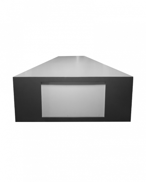 Debat tafel grijs - 5 persoons, 77/190/186 cm