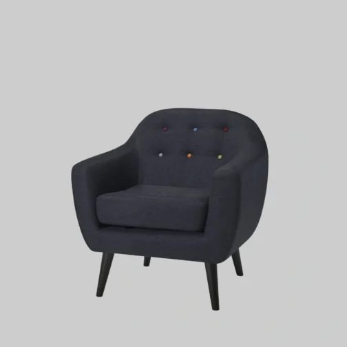 Fauteuil SIT DOWN Antraciet / Zwart