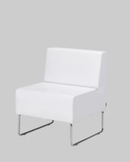 Fauteuil HOST Wit / Chroom