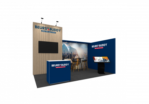 5X3 huur beursstand Steef with touch Kiosk