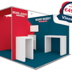4×3 meter exhibition booth rental “Vincent”