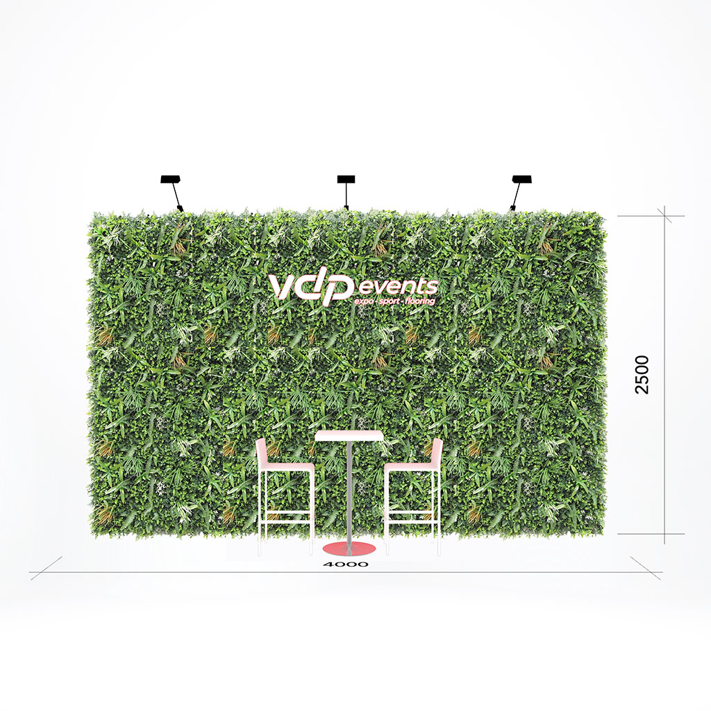 4x2,5 meter Plantenwand Jungle