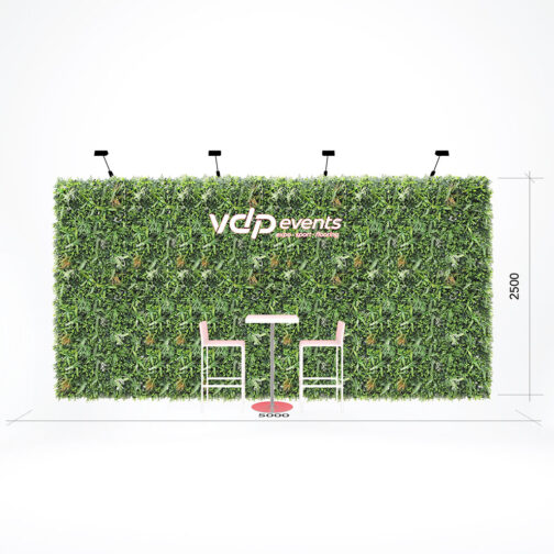 5x2,5 meter Plantenwand Jungle