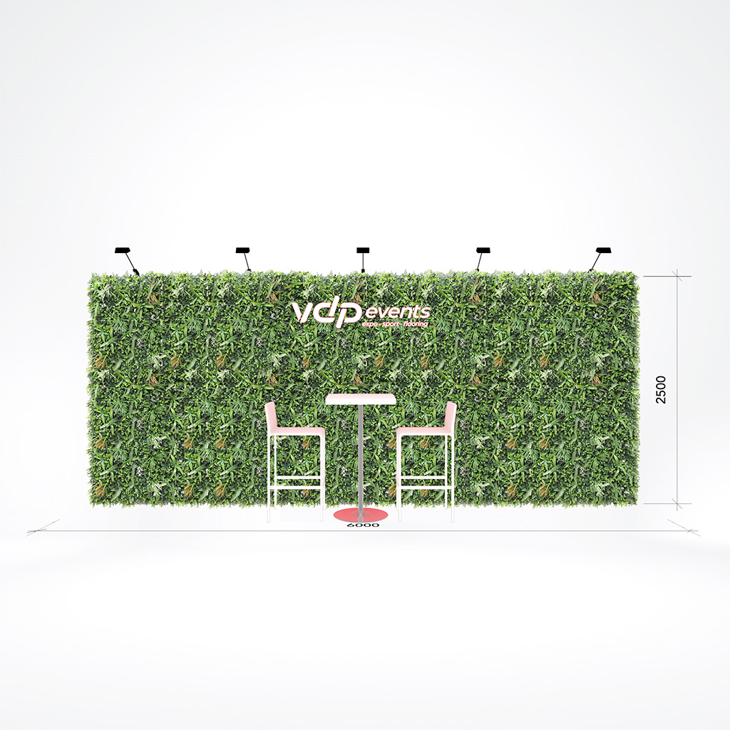 6x2,5 meter Plantenwand Jungle