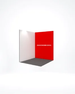 Fullcolor bedrukte beurswand 200×250 cm (bxh)