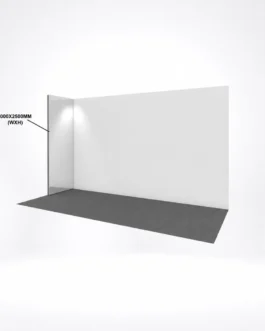 Mirrored exhibition wall 100×250 cm (WxH)