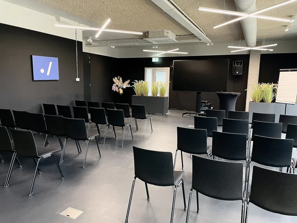 Dotslash Utrecht – locatie – Event Space 2 Theater-opstelling