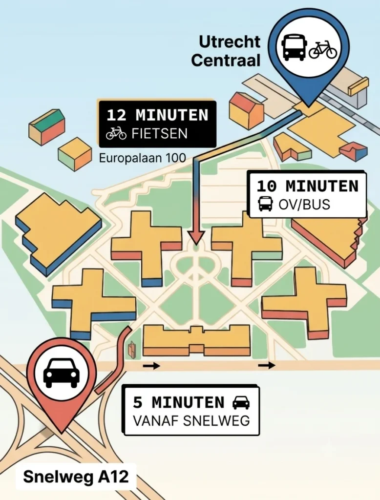 Bereikbaarheid Dotslash Utrecht