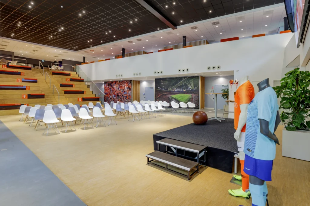 KNVB Campus – locatie – Oranjeplein in presentatiesetting