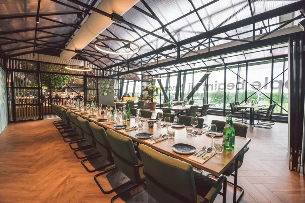 LIEMÈS restaurant | events – locatie – Passiflora - volledige ruimte (3 delen) - private dining opstelling