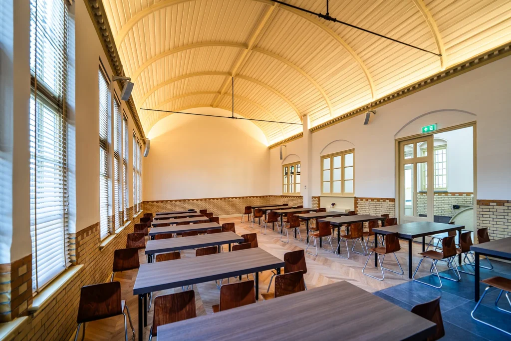 Munthuys – locatie – De Penningszaal school opstelling